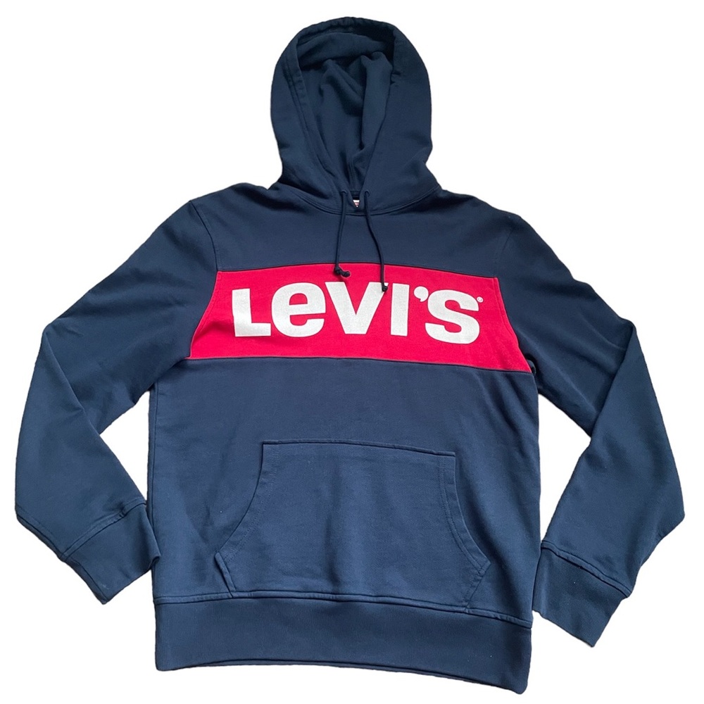 Levi’s Classic Colorblock Logo Oversized Unisex Hoodie (size S)